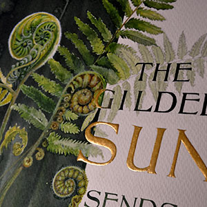 calligraphy art detail